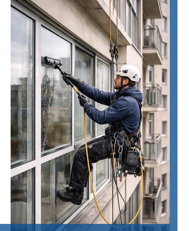 Мойка балконного остекления в Мелеузе от 3580 р. | ВЫСОТНИК-Млз