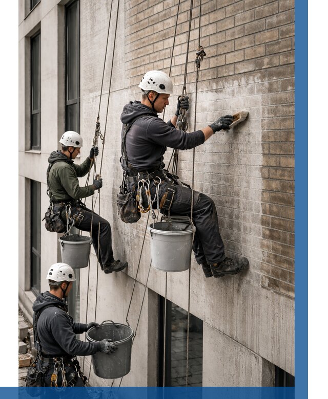 Удаление высолов с фасада в Мелеузе от 256 р. | ВЫСОТНИК-Млз