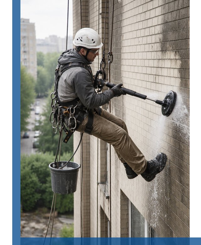 Очистка фасада от копоти в Мелеузе профессионально и безопасно