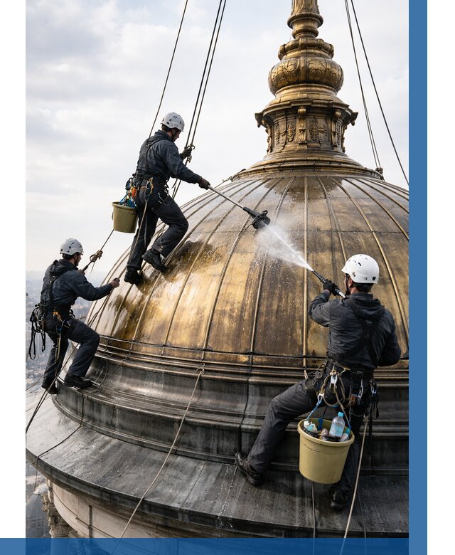 Мойка куполов и шпилей в Мелеузе от 8183 р. - заказать | ВЫСОТНИК-Млз