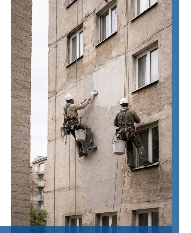 Косметический ремонт фасада в Мелеузе от 1125 р. | ВЫСОТНИК-Млз