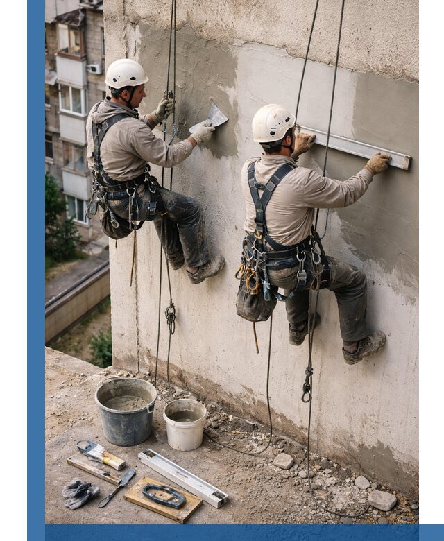 Комплексный ремонт штукатурного фасада с гарантией в Мелеузе