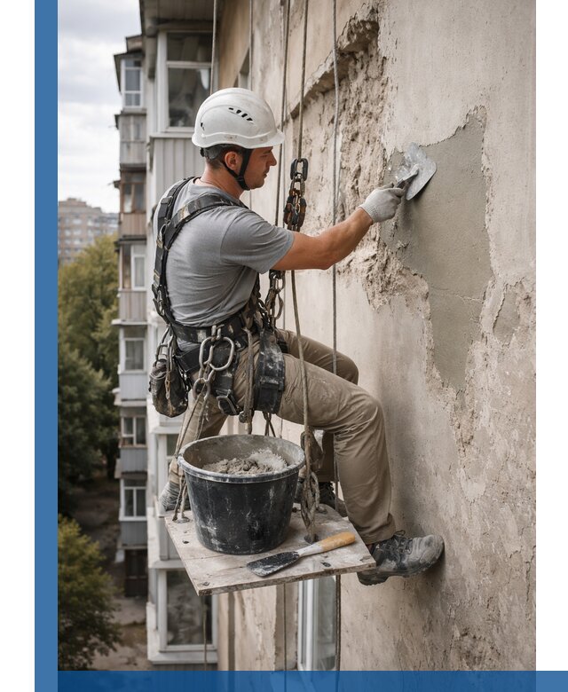 Восстановление фасадной штукатурки в Мелеузе с гарантией качества