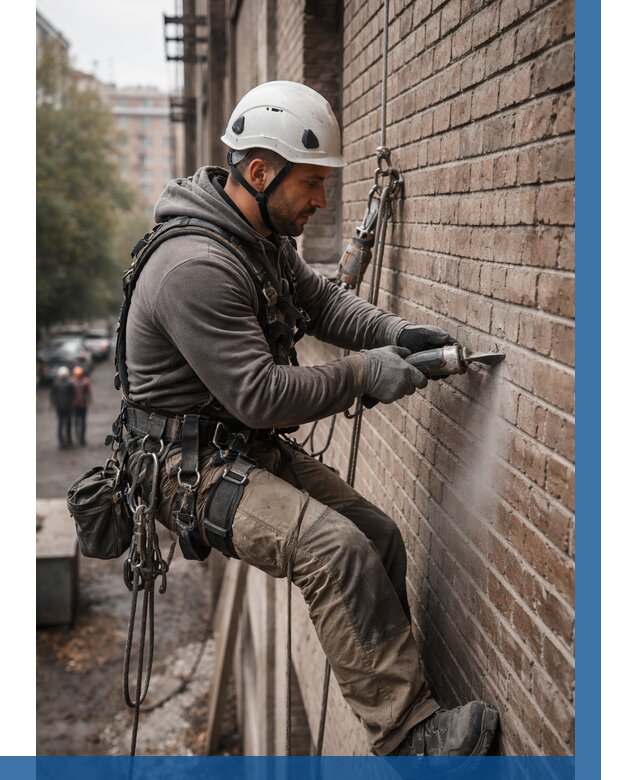 Расшивка кирпичных швов в Мелеузе от 614 р. | ВЫСОТНИК-Млз