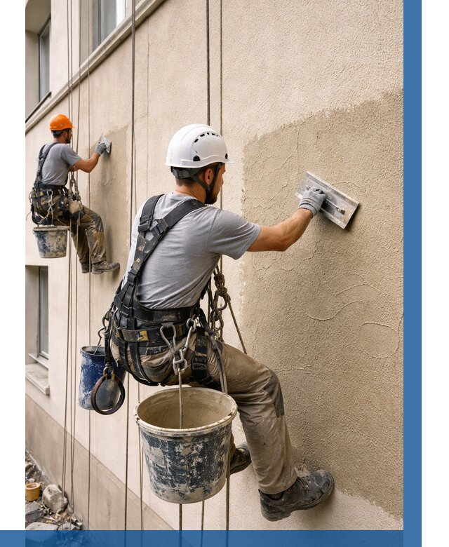 Декоративная штукатурка фасада в Мелеузе от 1227 р. | ВЫСОТНИК-Млз