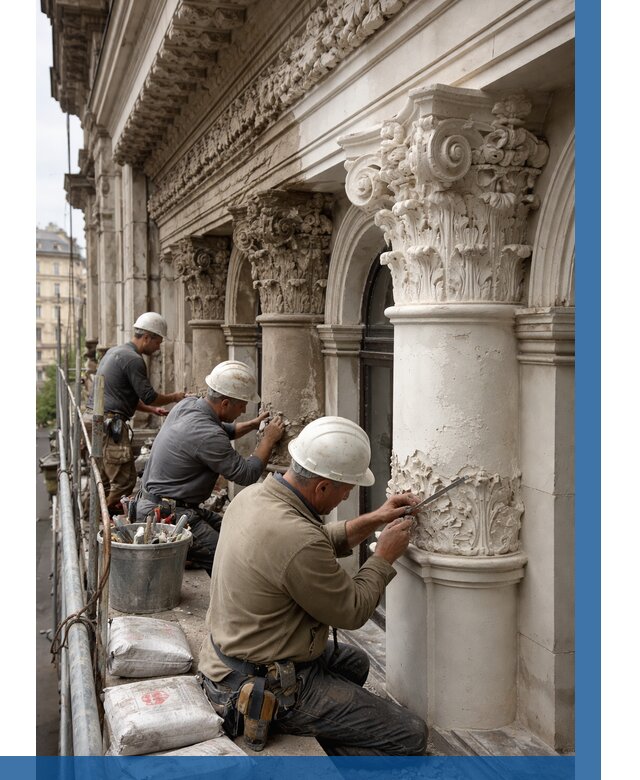 Реставрация фасадной лепнины в Мелеузе от 2557 р. | ВЫСОТНИК-Млз