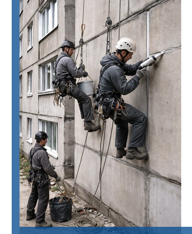 Герметизация межпанельных швов в Мелеузе с гарантией герметичности
