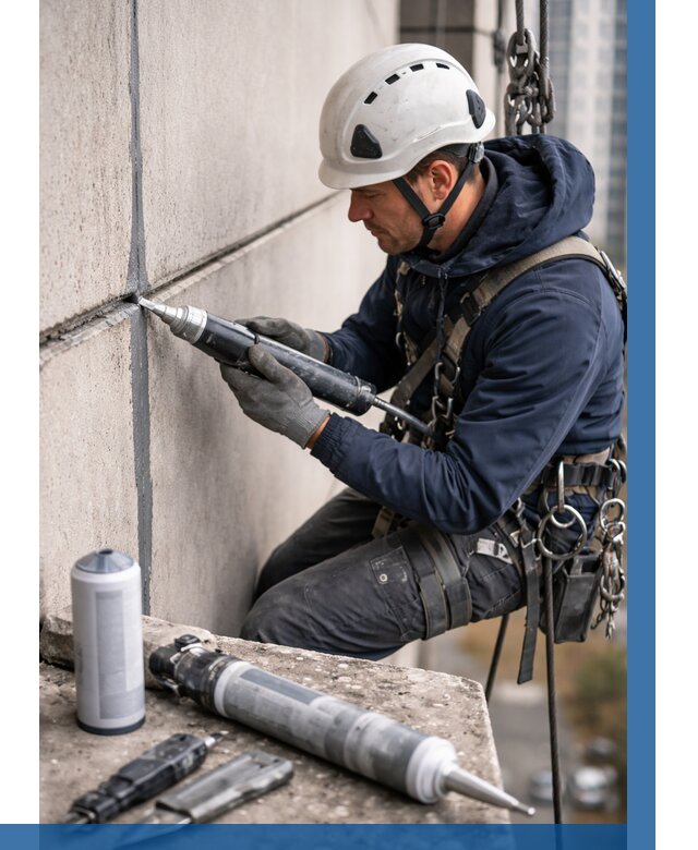 Вторичная герметизация швов в Мелеузе от 460 р. | ВЫСОТНИК-Млз