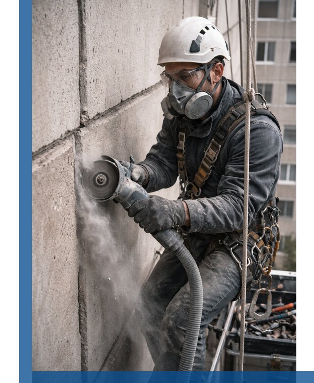 Штробление межпанельных швов в Мелеузе качественно и быстро