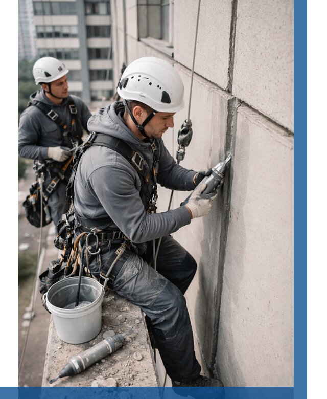 Ремонт деформационных швов здания в Мелеузе от 1023 р. | ВЫСОТНИК-Млз