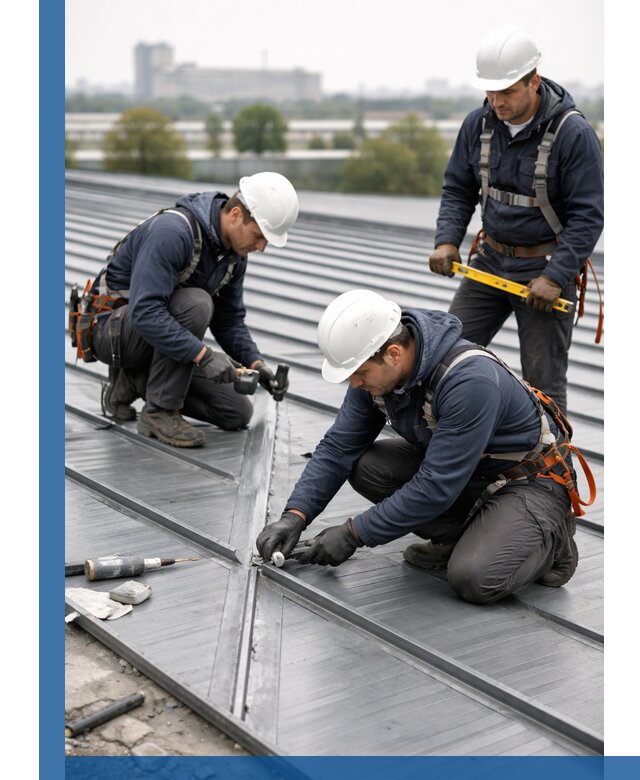 Ремонт фальцевой кровли в Мелеузе срочно и качественно