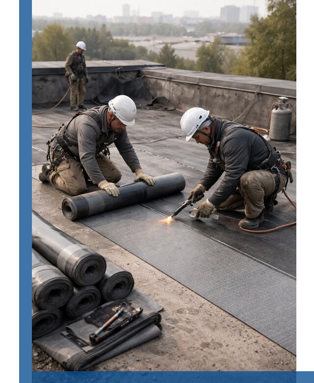 Монтаж мягкой кровли в Мелеузе профессионально и надежно