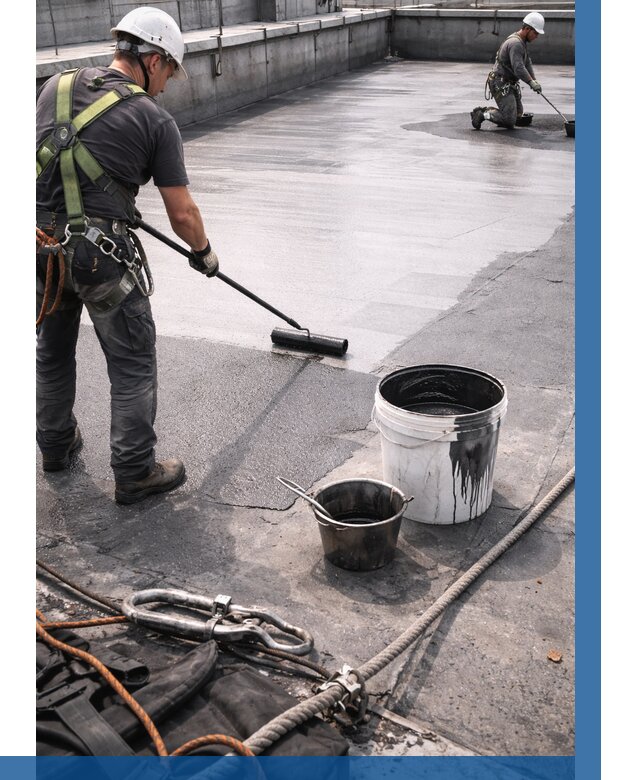 Гидроизоляция кровли жидкой резиной в Мелеузе от 511 р. | ВЫСОТНИК-Млз