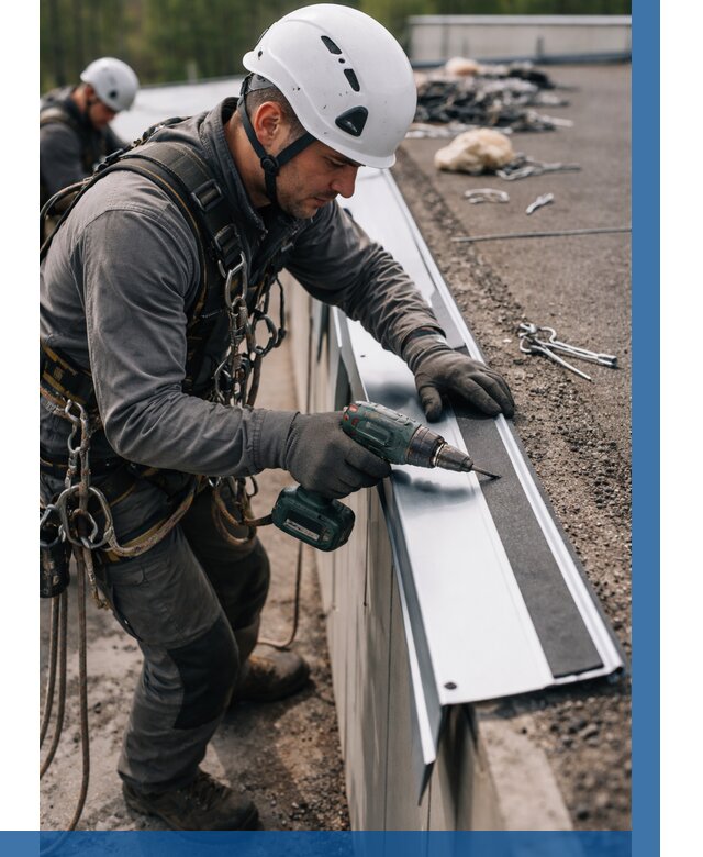 Монтаж капельника на кровле в Мелеузе от 307 р. | ВЫСОТНИК-Млз