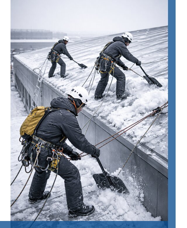 Очистка навесов от снега в Мелеузе от 4603 р. | ВЫСОТНИК-Млз