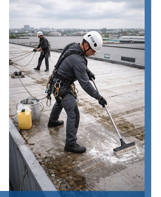 Очистка крыши по графику в Мелеузе от 7672 р. | ВЫСОТНИК-Млз