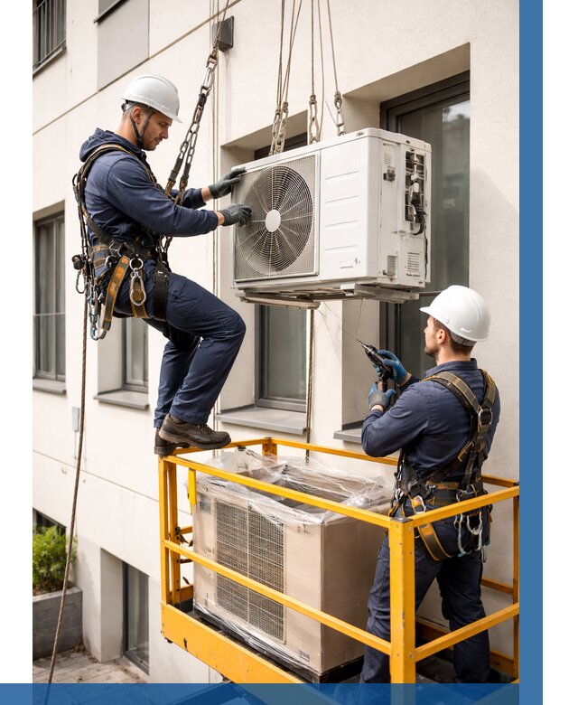 Демонтаж внешнего блока кондиционера в Мелеузе от 3580 р. | ВЫСОТНИК-Млз