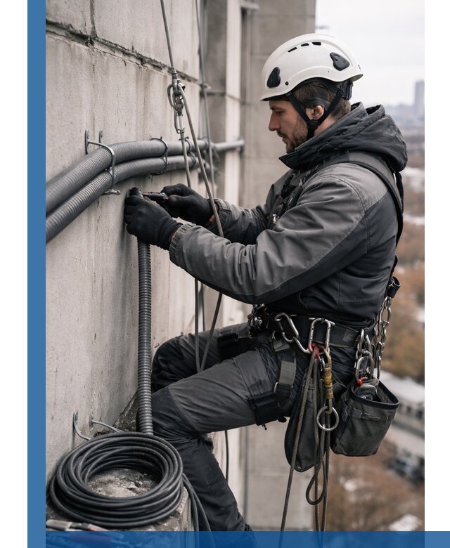 Профессиональный монтаж гофры для кабеля в Мелеузе с гарантией