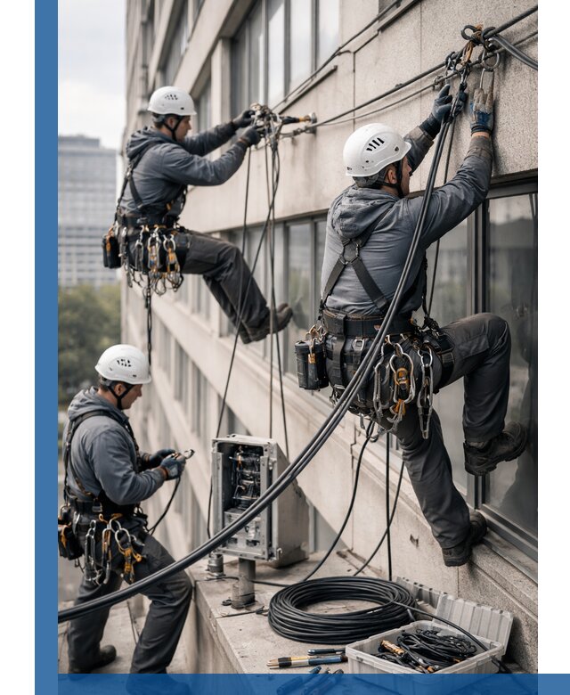 Прокладка оптоволоконного кабеля в Мелеузе под ключ с тестированием