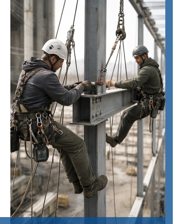 Монтаж металлоконструкций на высоте в Мелеузе от 3580 р. | ВЫСОТНИК-Млз