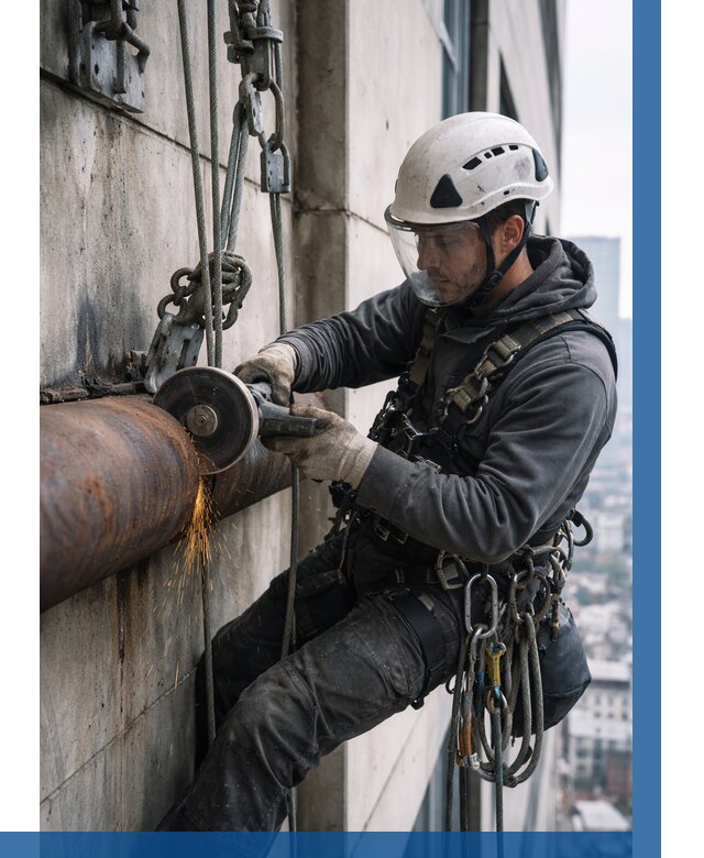 Резка металла на высоте в Мелеузе по цене от 4603 р. | ВЫСОТНИК-Млз