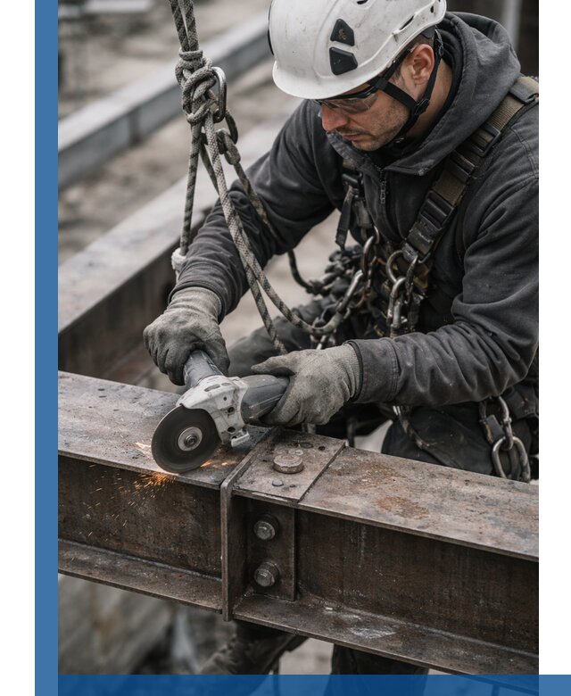 Резка металла на высоте в Мелеузе для зданий и конструкций