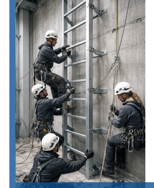 Монтаж металлических лестниц в Мелеузе под ключ со гарантией