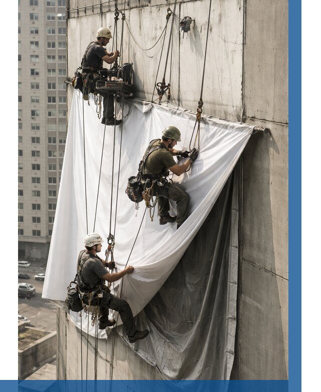 Замена баннерного полотна в Мелеузе от 6649 р. | ВЫСОТНИК-Млз—заказать