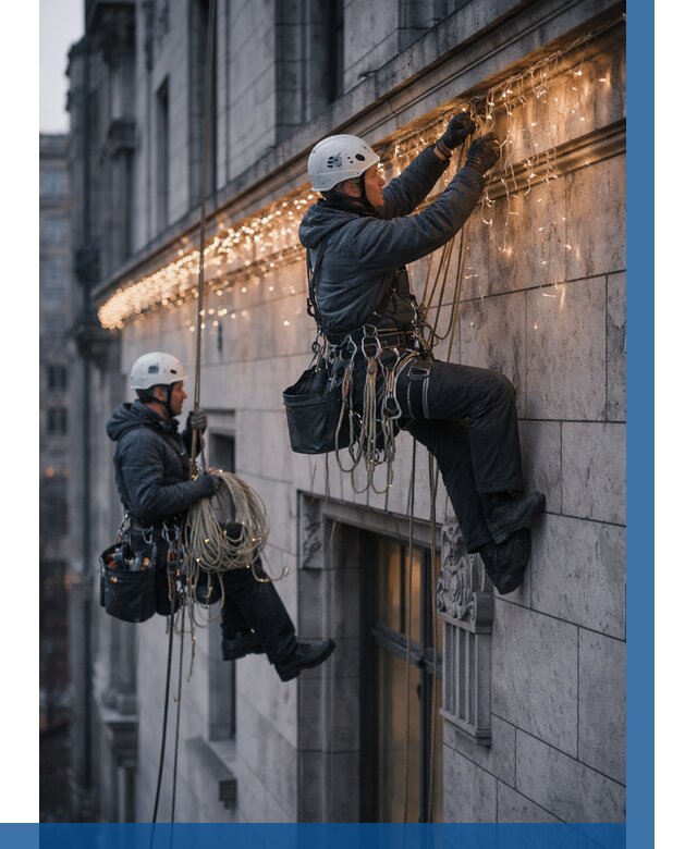 Монтаж новогодней иллюминации в Мелеузе от 8695 р. | ВЫСОТНИК-Млз