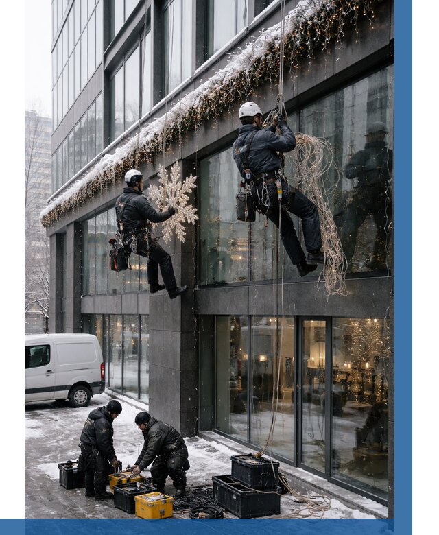 Демонтаж новогоднего оформления в Мелеузе от 5626 р. | ВЫСОТНИК-Млз