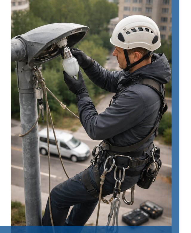 Замена ламп на высоте в Мелеузе от 2557 р. | ВЫСОТНИК-Млз