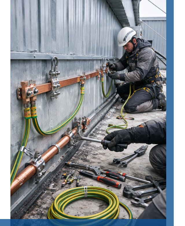 Монтаж заземления здания в Мелеузе от 25573 р. | ВЫСОТНИК-Млз