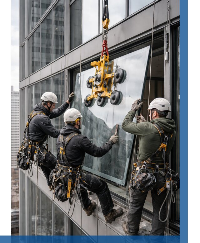 Фасадное остекление зданий под ключ в Мелеузе от 10229 р. | ВЫСОТНИК-Млз