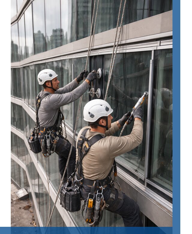 Радиусное остекление фасада в Мелеузе от 12275 р. | ВЫСОТНИК-Млз