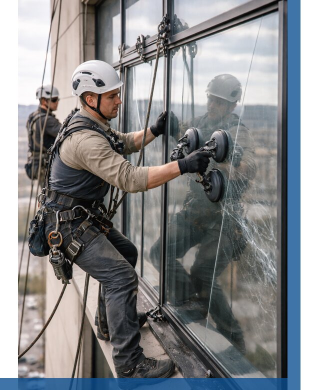 Замена стекла в витраже в Мелеузе под ключ от 8695 р. | ВЫСОТНИК-Млз