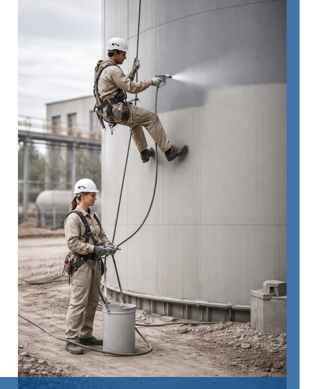 Покраска резервуаров в Мелеузе от 1227 р. | ВЫСОТНИК-Млз — заказать