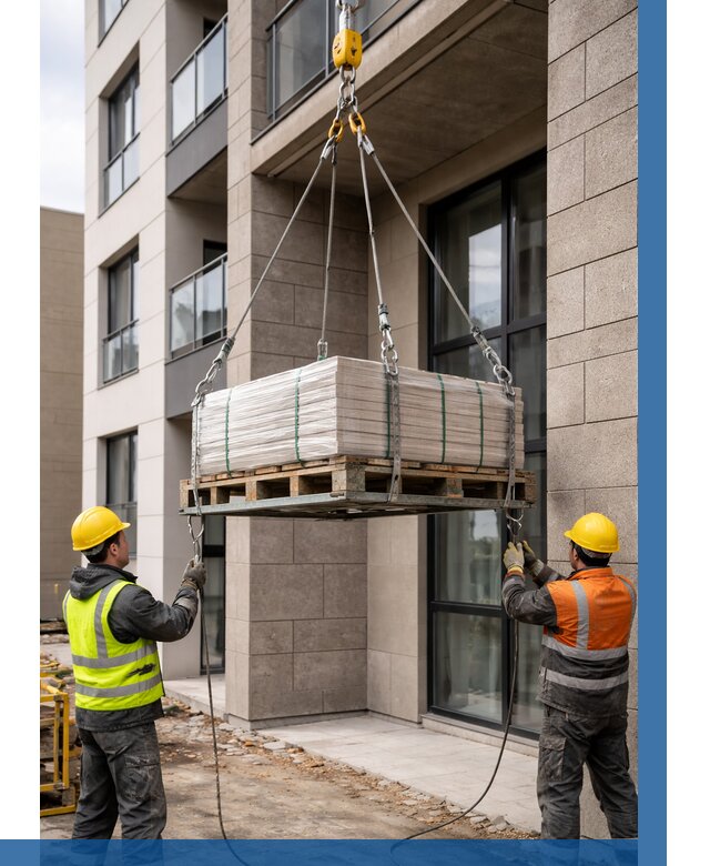 Подъем керамогранита на этаж в Мелеузе от 3580 р. | ВЫСОТНИК-Млз