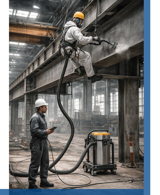 Обеспыливание конструкций в цехе в Мелеузе от 4296 р. | ВЫСОТНИК-Млз