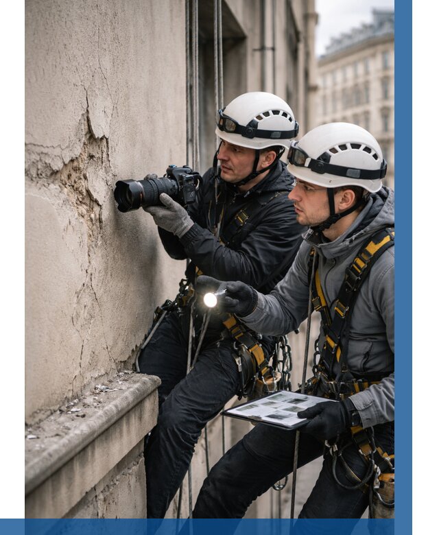 Фотофиксация дефектов фасада в Мелеузе от 4603 р. | ВЫСОТНИК-Млз