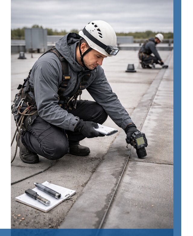 Обследование кровли на протечки в Мелеузе от 4603 р. | ВЫСОТНИК-Млз