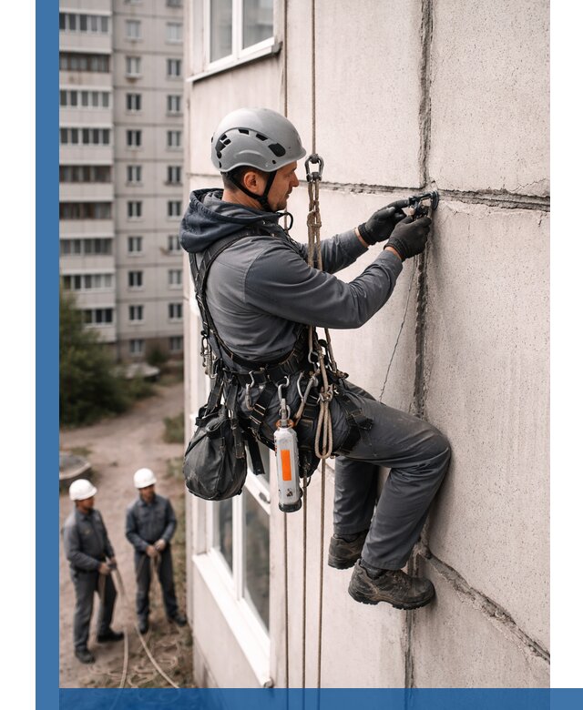 Обследование межпанельных швов и герметизация в Мелеузе